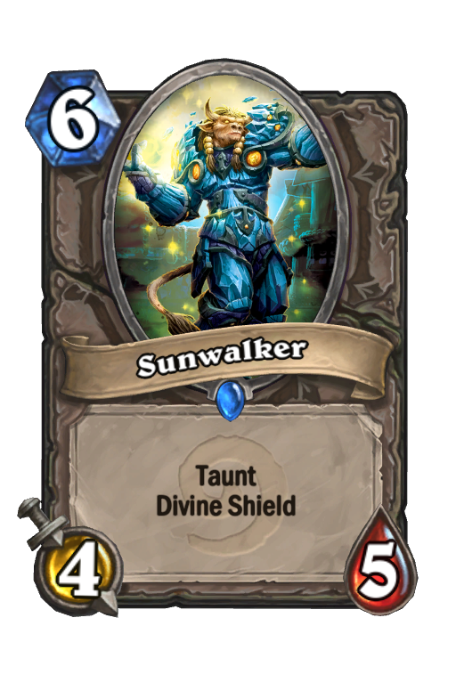 Sunwalker Hearthstone kártya