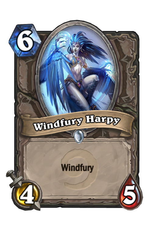 Windfury Harpy Hearthstone kártya