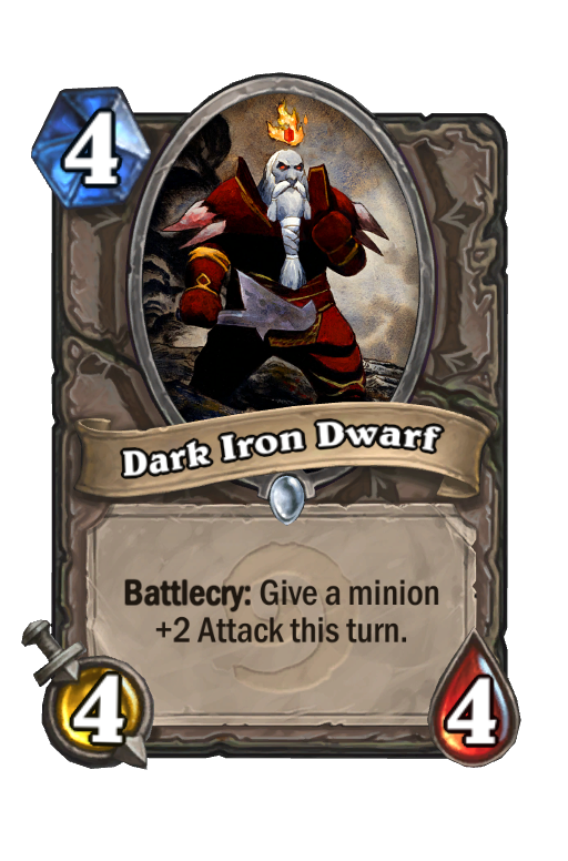 Dark Iron Dwarf Hearthstone kártya
