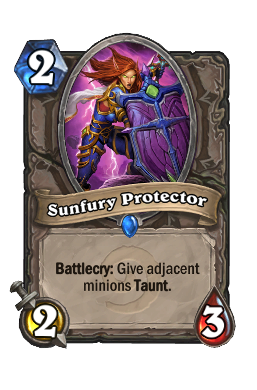 Sunfury Protector Hearthstone kártya