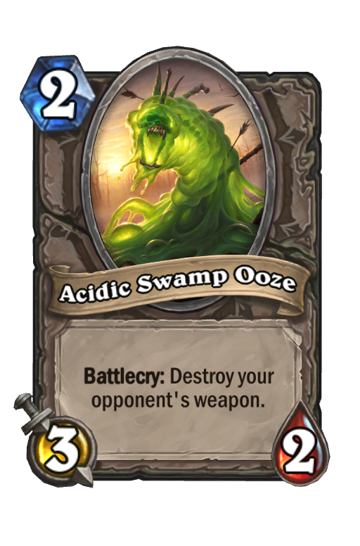 Acidic Swamp Ooze Hearthstone kártya