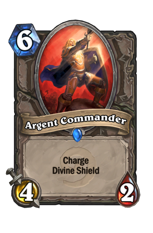 Argent Commander Hearthstone kártya