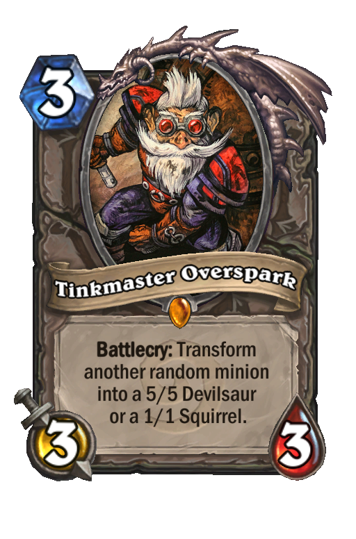 Tinkmaster Overspark Hearthstone kártya