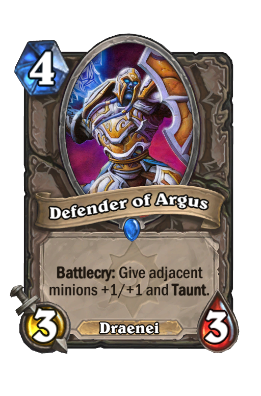 Defender of Argus Hearthstone kártya