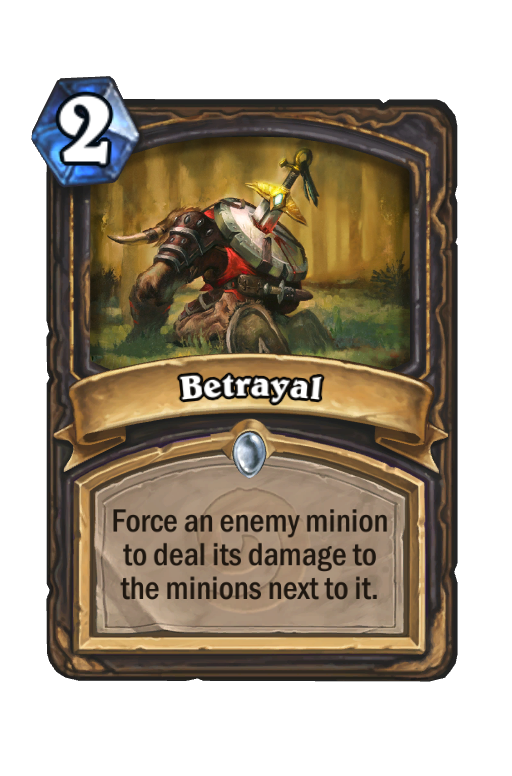 Betrayal Hearthstone kártya