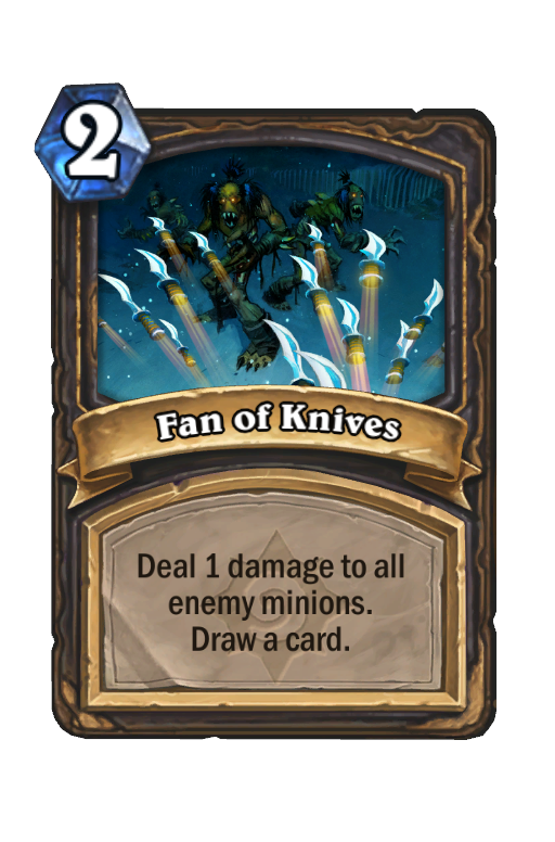 Fan of Knives Hearthstone kártya