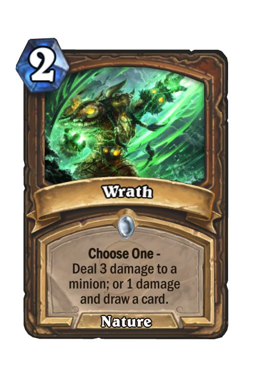 Wrath Hearthstone kártya