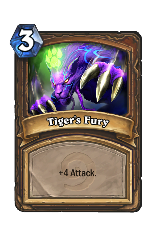 Mark of Nature Hearthstone kártya