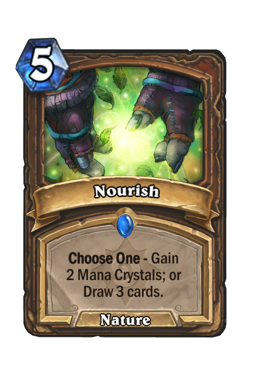 Nourish Hearthstone kártya