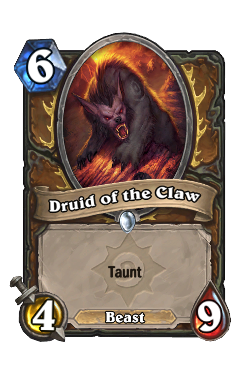 Druid of the Claw Hearthstone kártya