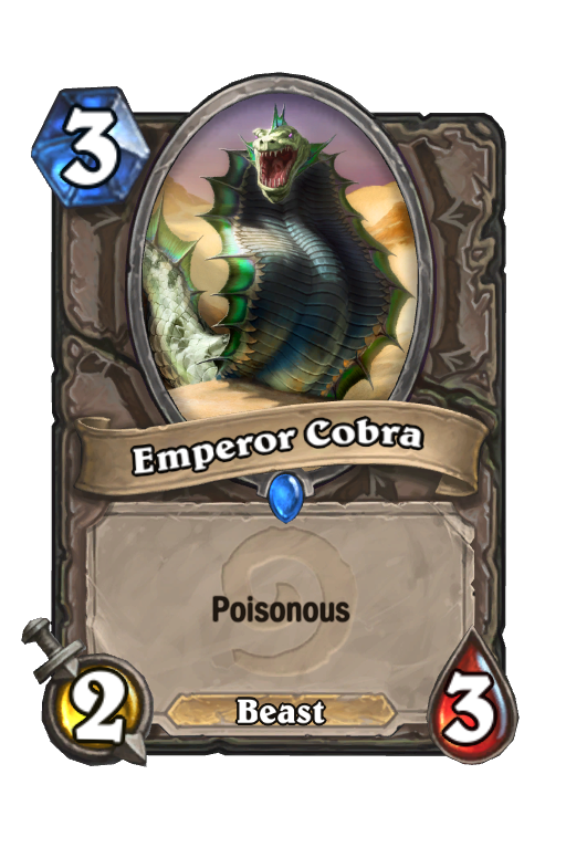 Emperor Cobra Hearthstone kártya
