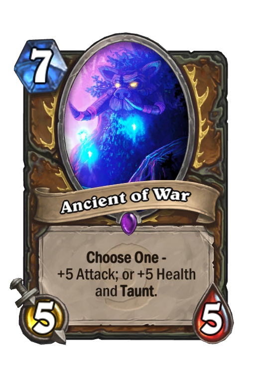 Ancient of War Hearthstone kártya
