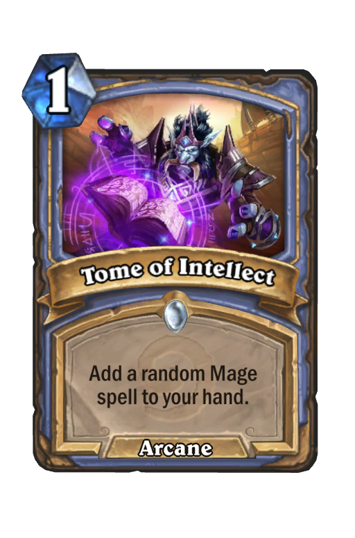 Tome of Intellect Hearthstone kártya