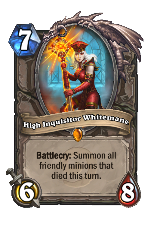 High Inquisitor Whitemane Hearthstone kártya