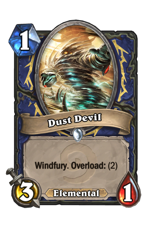 Dust Devil Hearthstone kártya