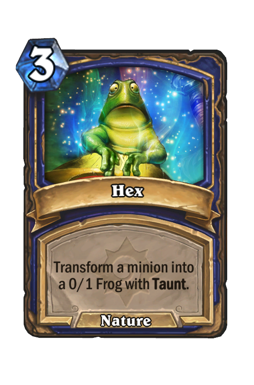 Hex Hearthstone kártya