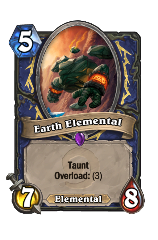 Earth Elemental Hearthstone kártya