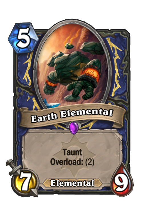 Earth Elemental Hearthstone kártya
