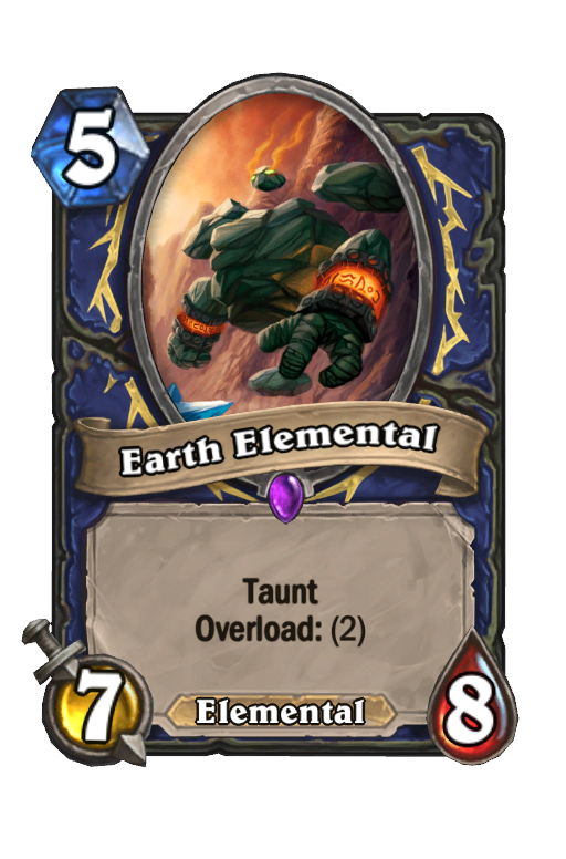 Earth Elemental Hearthstone kártya