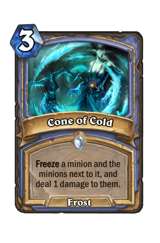 Cone of Cold Hearthstone kártya