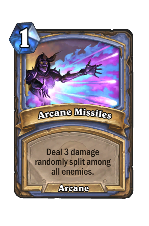 Arcane Missiles Hearthstone kártya