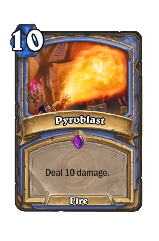 Pyroblast Hearthstone kártya