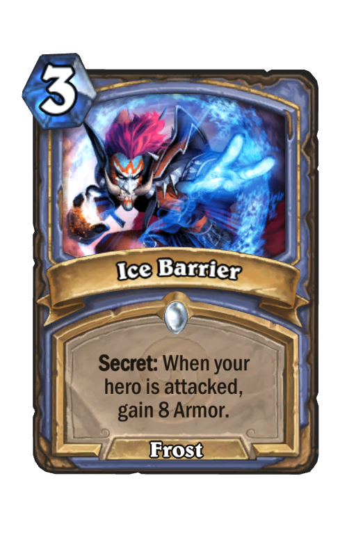 Ice Barrier Hearthstone kártya