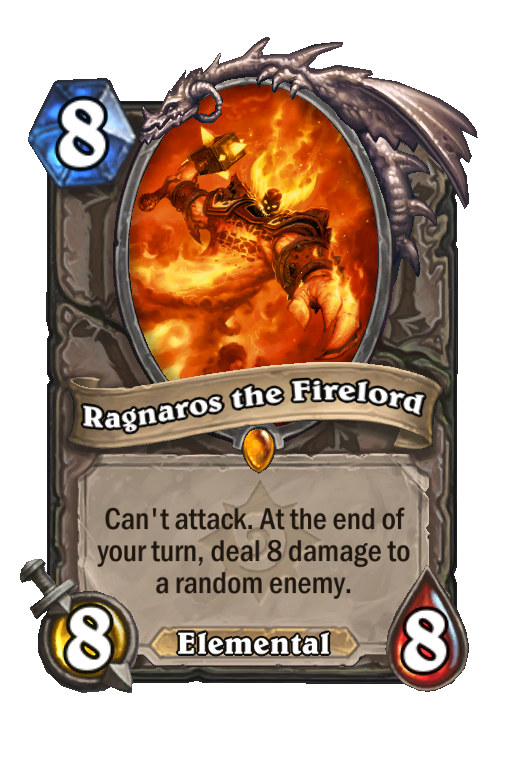 Ragnaros the Firelord Hearthstone kártya