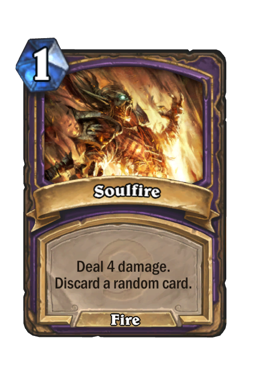 Soulfire Hearthstone kártya