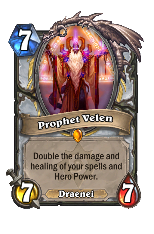 Prophet Velen Hearthstone kártya