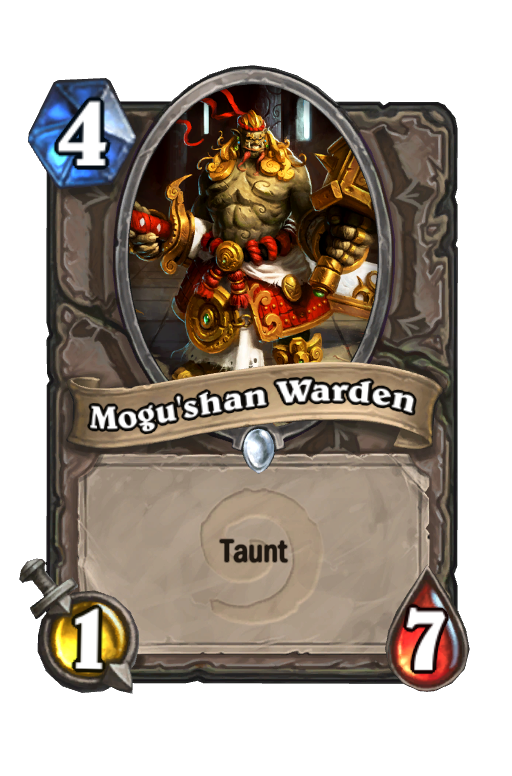 Mogu'shan Warden Hearthstone kártya