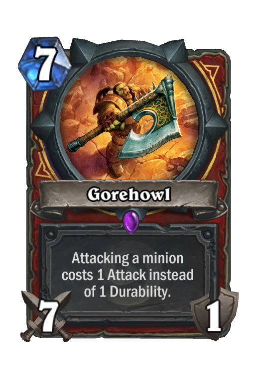 Gorehowl Hearthstone kártya