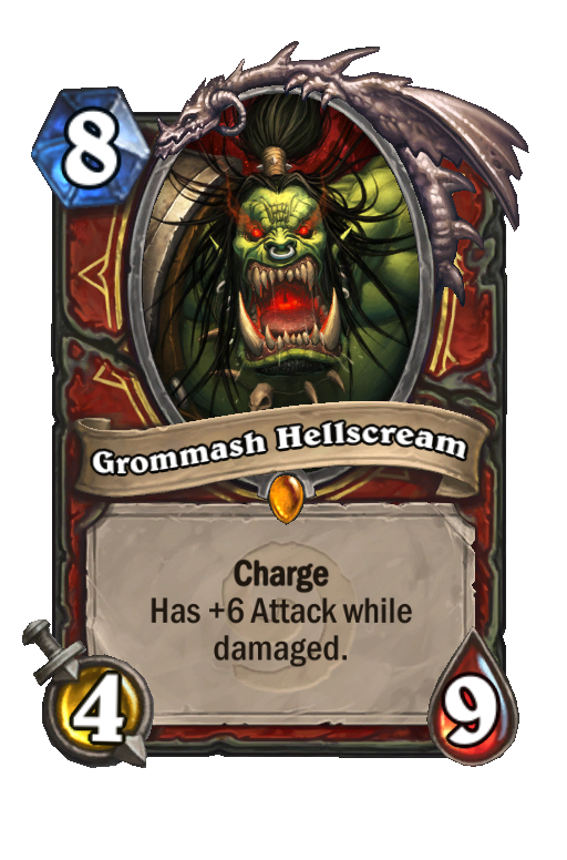 Grommash Hellscream Hearthstone kártya