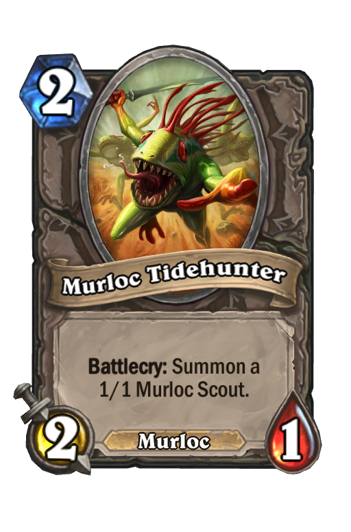 Murloc Tidehunter Hearthstone kártya