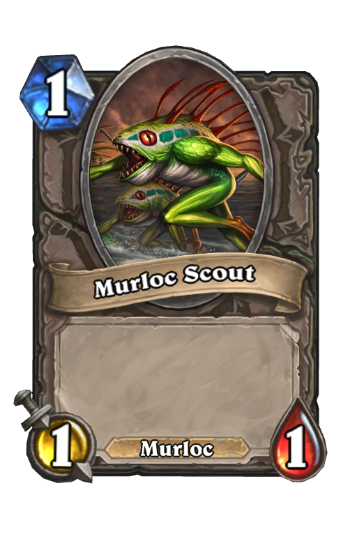 Murloc Scout Hearthstone kártya