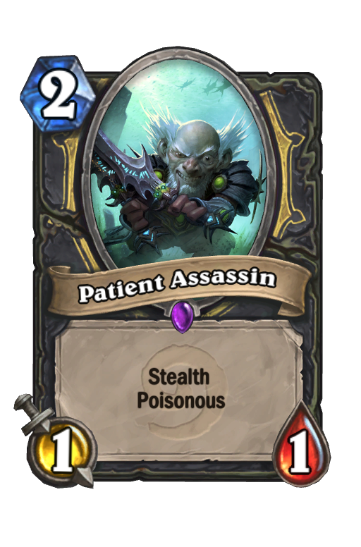 Patient Assassin Hearthstone kártya