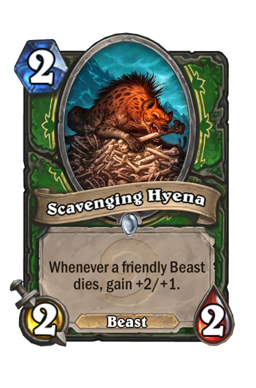 Scavenging Hyena Hearthstone kártya