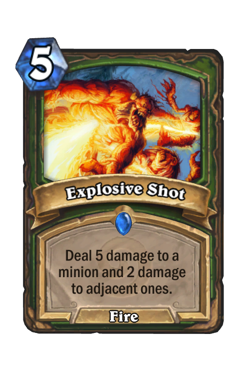 Explosive Shot Hearthstone kártya