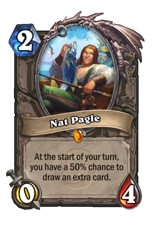 Nat Pagle Hearthstone kártya