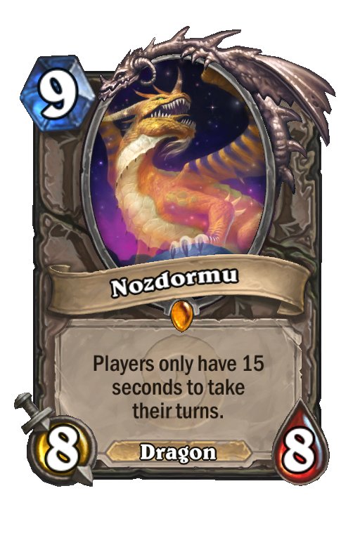 Nozdormu Hearthstone kártya