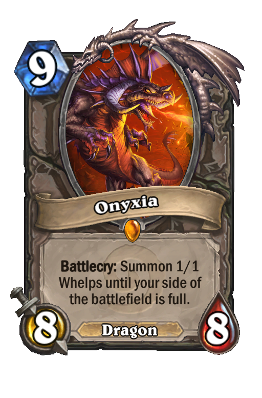 Onyxia Hearthstone kártya