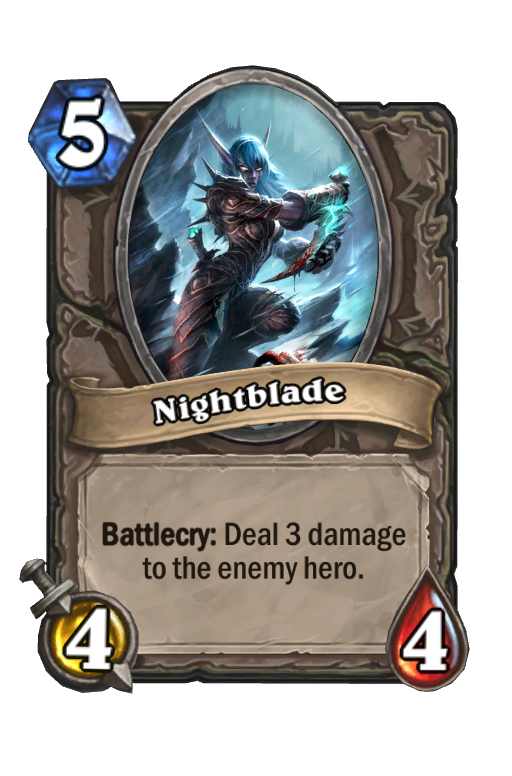 Nightblade Hearthstone kártya