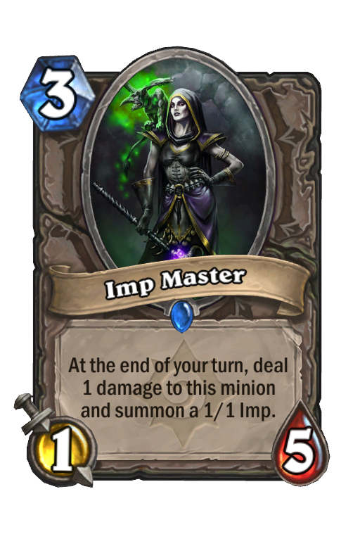 Imp Master Hearthstone kártya