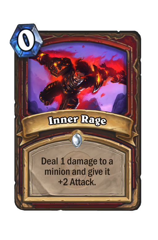 Inner Rage Hearthstone kártya