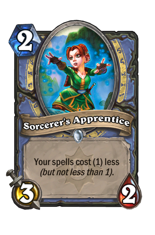 Sorcerer's Apprentice Hearthstone kártya