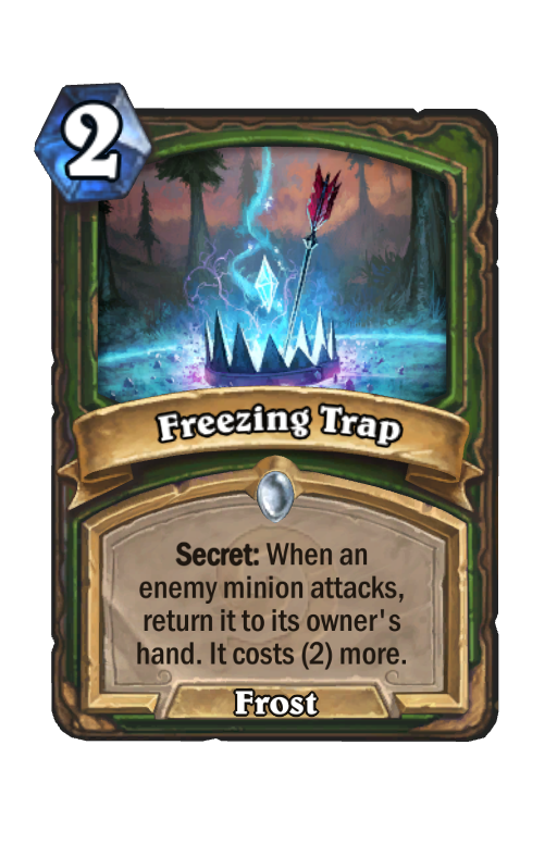 Freezing Trap Hearthstone kártya