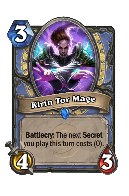 Kirin Tor Mage Hearthstone kártya