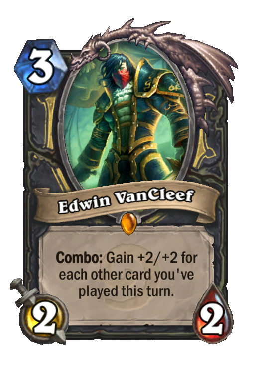 Edwin VanCleef Hearthstone kártya