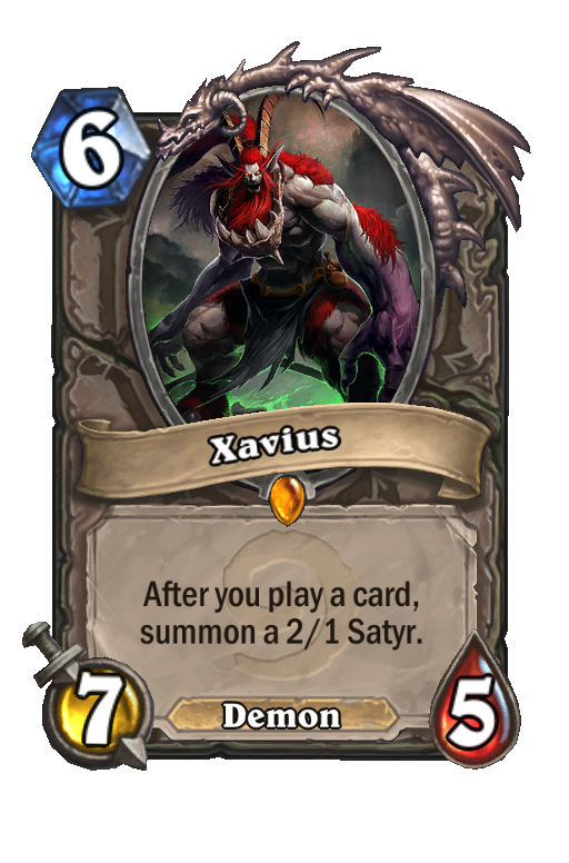 Xavius Hearthstone kártya