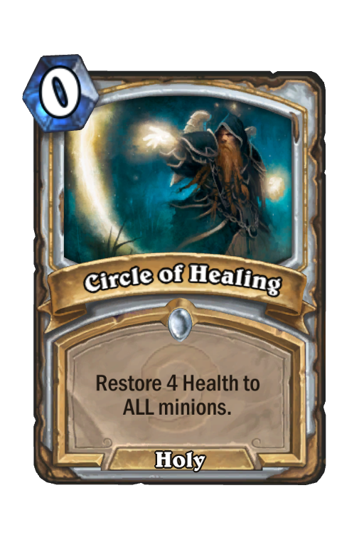 Circle of Healing Hearthstone kártya